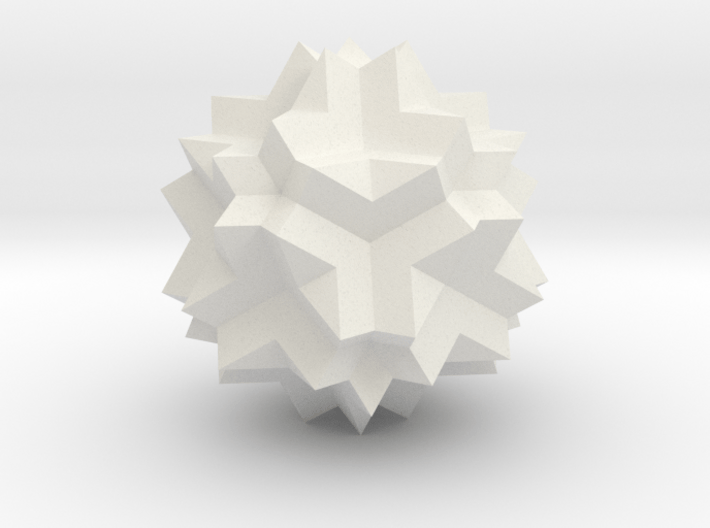 Great Dodecicosidodecahedron 3d printed