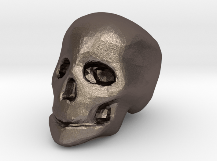 miniature skull 3d printed