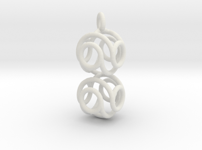 Marble Pendant v3 3d printed 