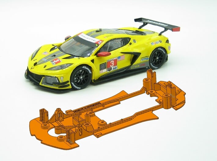PSCA02902 Chassis Carrera Corvette C8R (J5WJ6UHJP) by ProSpeed