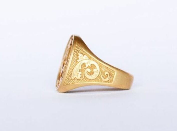 Masonic Signet Ring 3d printed 