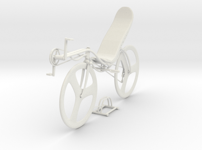 recumbent bike design 3d printed 