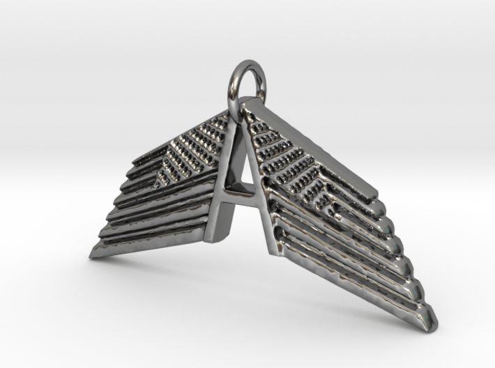American A Flags Pendant 3d printed 