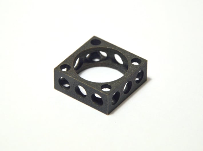 Futurist Ring+Pendant 3d printed 