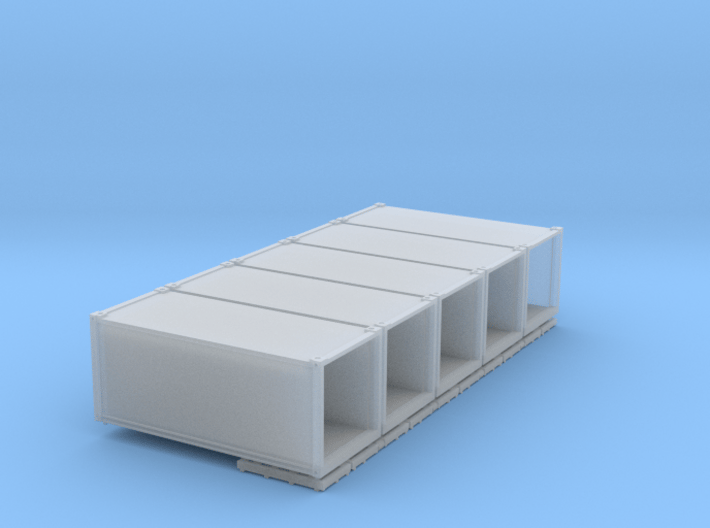 5x 20 ft Kühl Container 3d printed