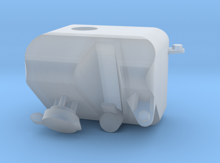 1-16th Scale Washer Fluid canister translucent 3d printed 