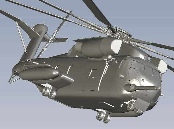 1/100 scale Sikorsky CH-53E Super Stallion rotors 3d printed 