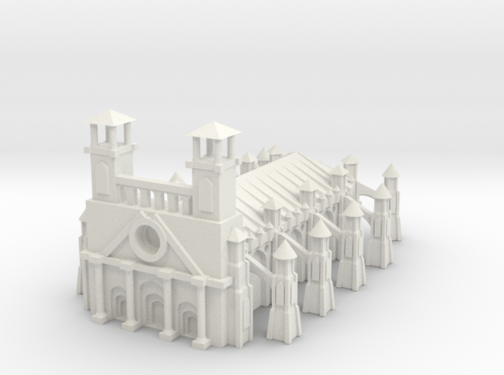Gothic Style Cathedral 3d printed 