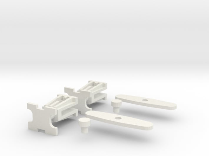 Polish Couplings 0e Scale (2 Pack) 3d printed