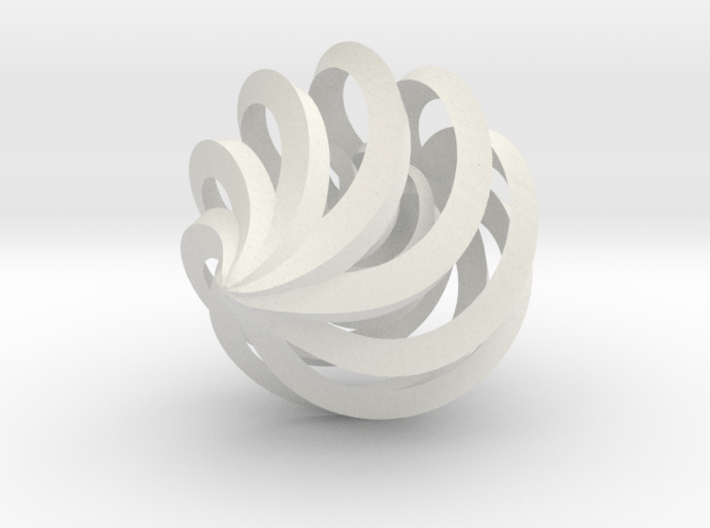 Spiral Cage Ornament, Nested 3d printed 