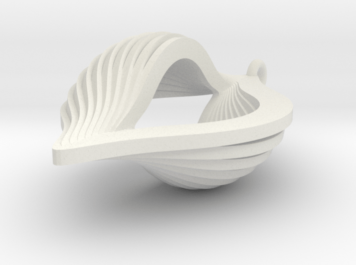 Shell Ornament 3d printed 