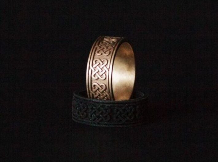 Celtic Ring 3d printed 