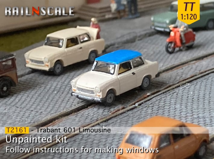 Trabant 601 Limousine (TT 1:120) 3d printed 