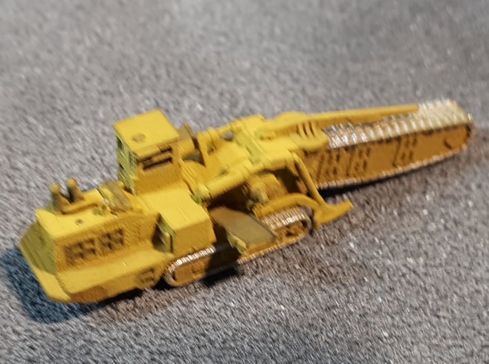 Tesmec 1675 chainsaw trencher 3d printed 