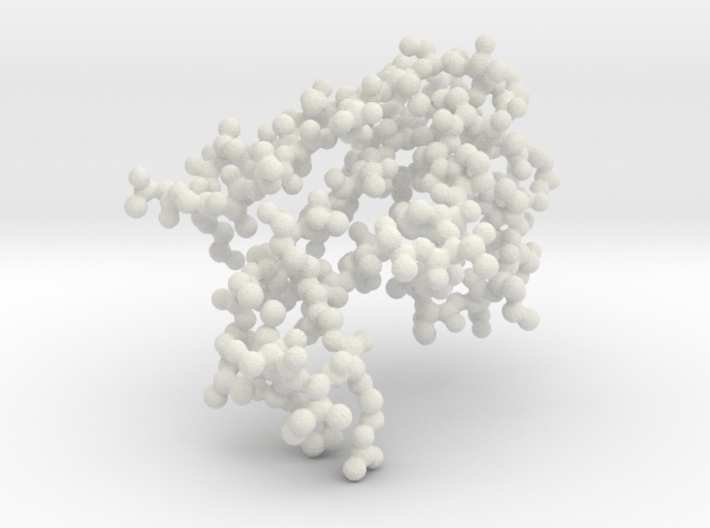 Cobratoxin Molecular Model 3d printed 