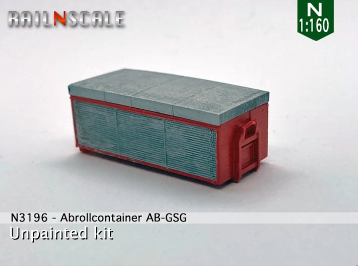 Abrollcontainer AB-GSG (N 1:160) 3d printed 