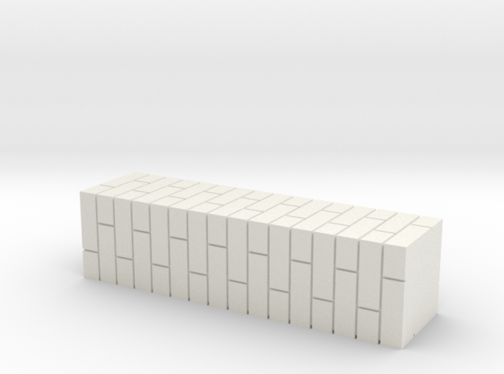 7mm Scale Double Brick Pier 3d printed 