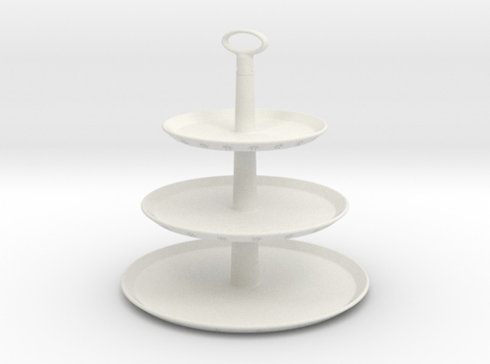Cake Tray - 3 Tier - Assembly 3d printed 