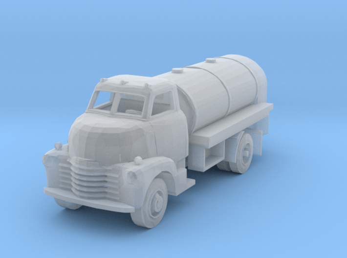 N Scale Old Tanker Truck 3d printed This is a render not a picture