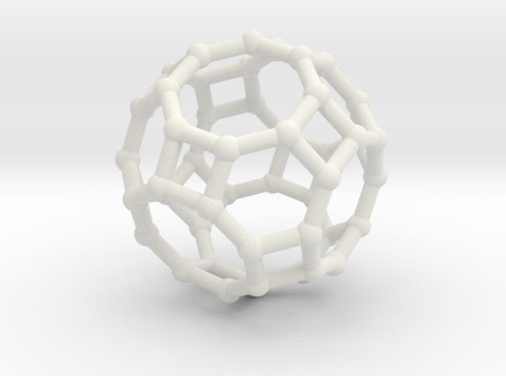 Truncated cuboctahedron 3d printed 