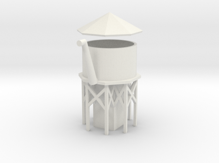Water Tower - Z scale 3d printed 