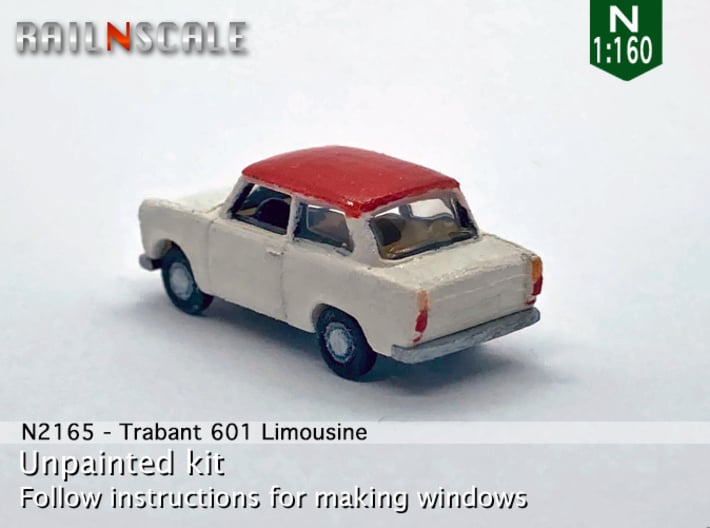 Trabant 601 Limousine '64 (N 1:160) 3d printed 