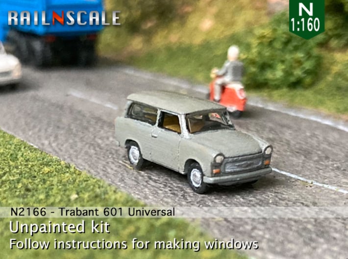 Trabant 601 Universal '65 (N 1:160) 3d printed 