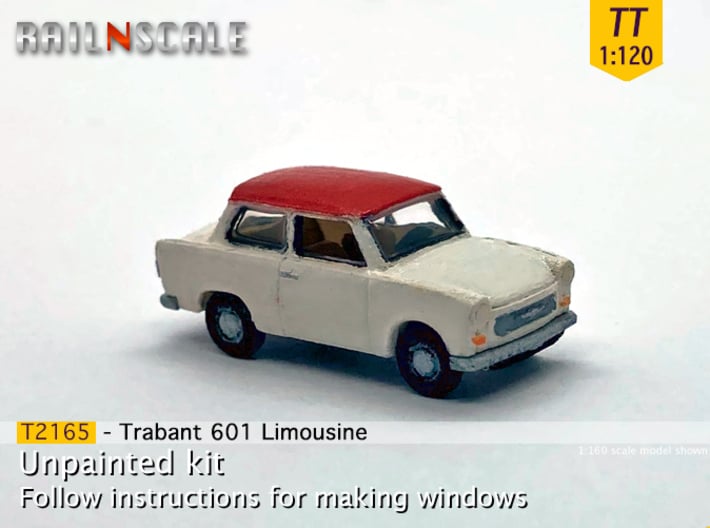 Trabant 601 Limousine '64 (TT 1:120) 3d printed 
