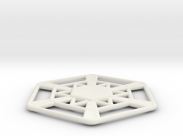 Snowflake 3d printed 