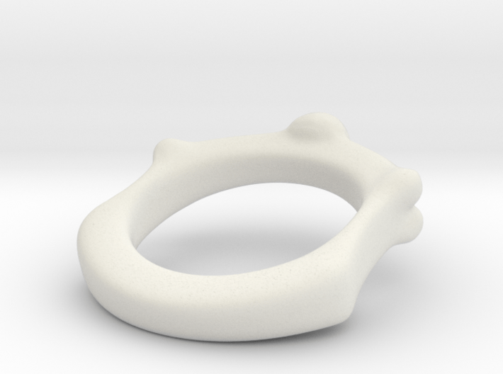Skull and Bone Ring aprox. size 7 3d printed