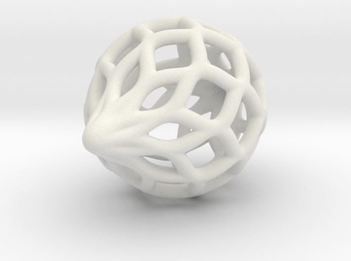 Heavier Netted Ornament 3d printed