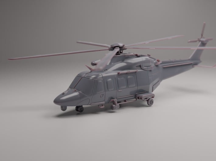 AW139 Helicopter Scale: 1:72 3d printed 