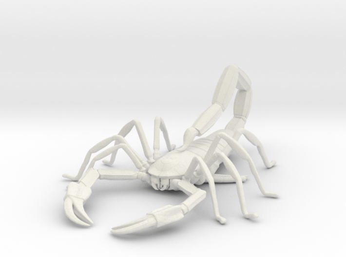 Scorpion miniature / pendant 3d printed 