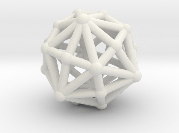 Dysdiakisdodecahedron 3d printed