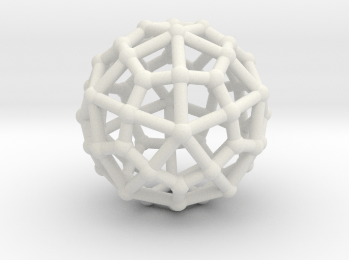 Deltoidal hexecontahedron 3d printed 