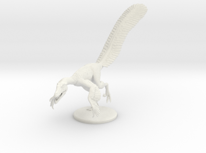 Male Velociraptor (1:12 scale hollow) 3d printed 
