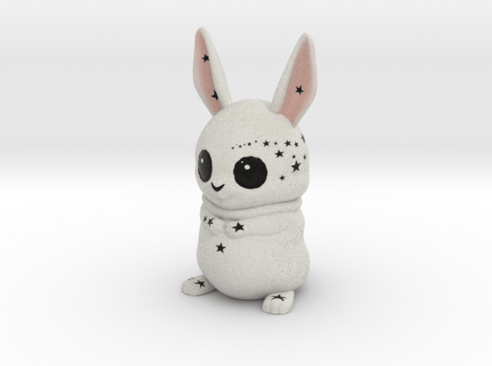 Costumizable Bowie the Bunny 3d printed 