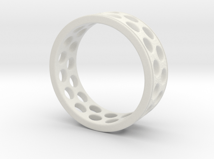Crafted Ring 18mm 3d printed