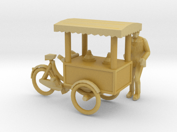 Ice cream tricycle (N 1:160) 3d printed 