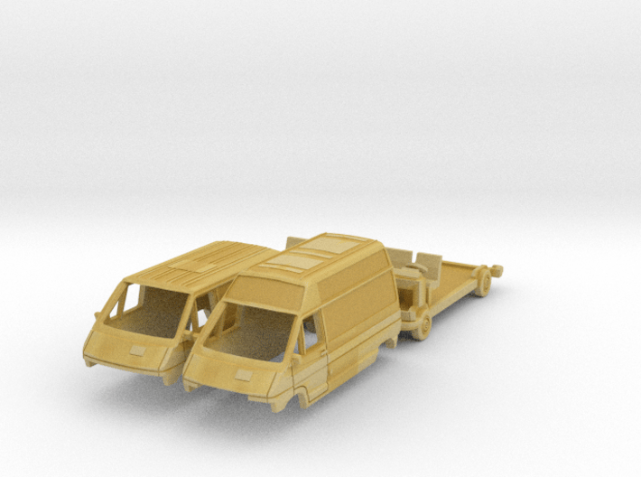 SET 2x Renault Trafic (N 1:160) 3d printed 