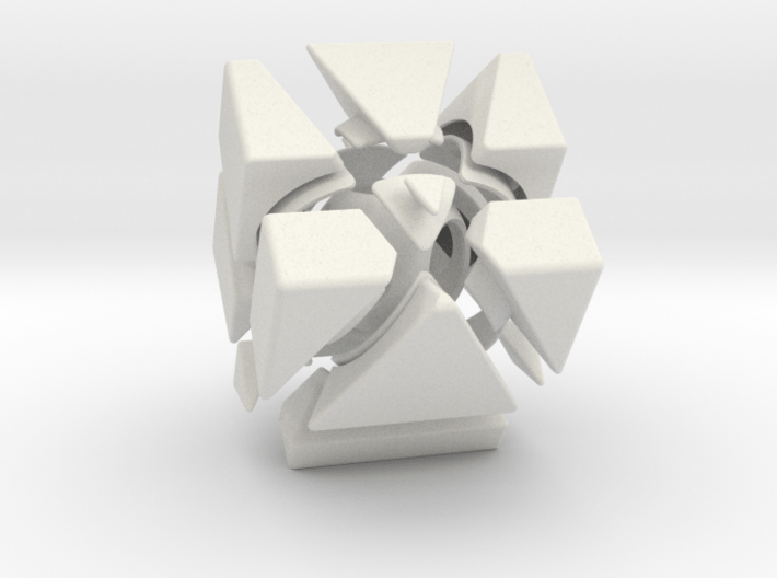 CubicPyraminx 3d printed 