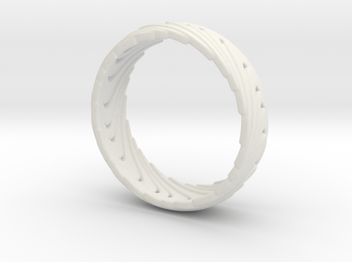 Wave Ring 3d printed 