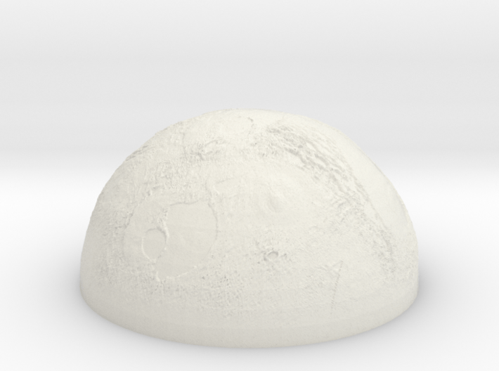 Planet (half sphere) 3d printed 