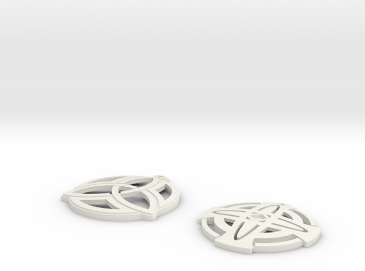 Celtic Earrings 3d printed