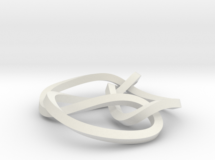 6-3 mobius knot small 3d printed