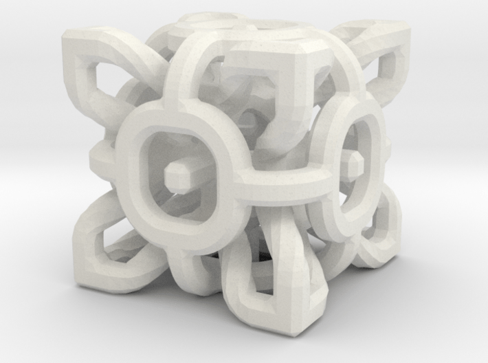 Complex Cube 2cm 3d printed 