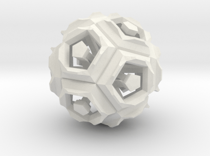 Dodecahedron Doodle 3d printed