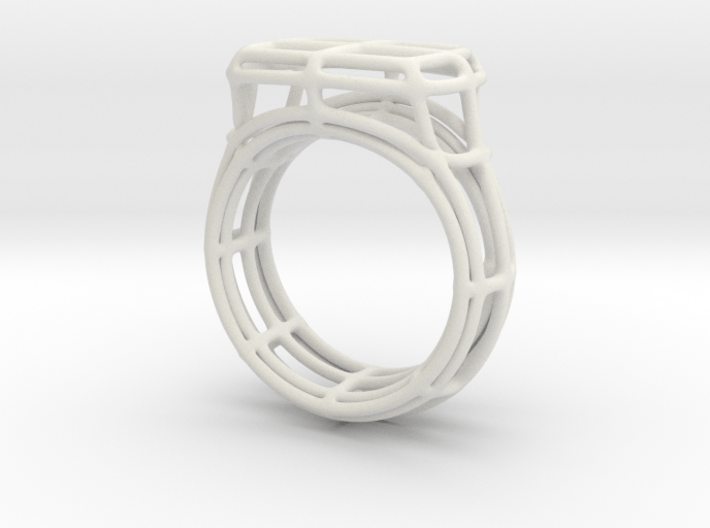 Simple Wire Signet 3d printed 