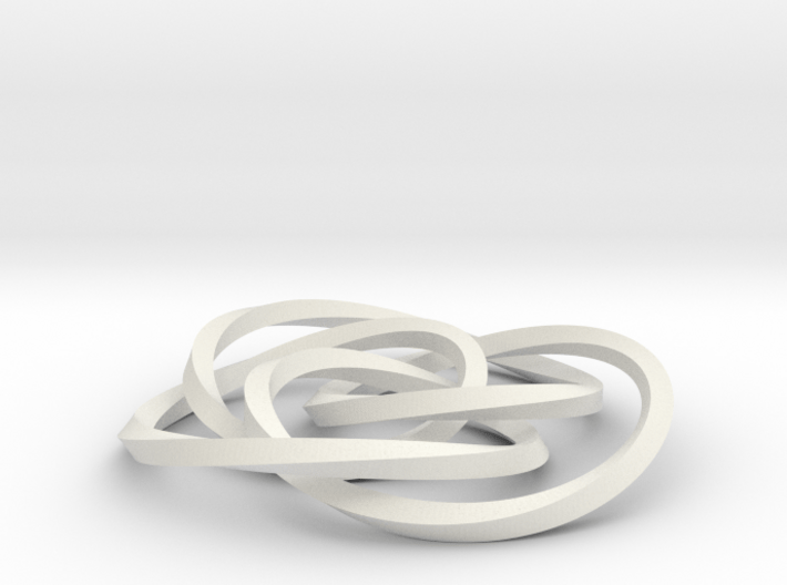 small cycloid knot 3d printed 