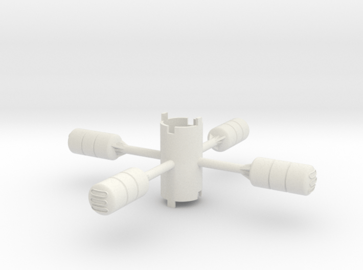 B.Y.O.S.S. 4 cylinders horzontal 3d printed 